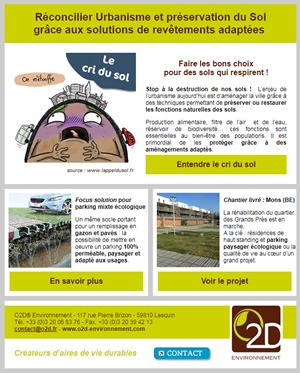 Newsletter O2D - janvier 2017