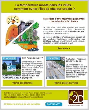 Newsletter O2D juin 2016