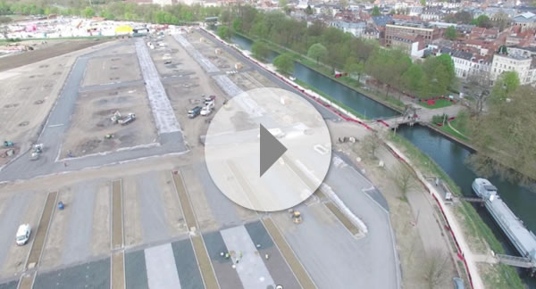 Parking de l'Esplanade de Lille vidéo et vue aérienne