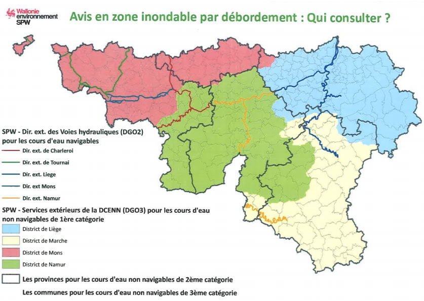 Risque d'inondation en Wallonie