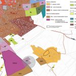 Plan du zonage de Neuville Saint Amand issu du PLUi (Zone 1AUec en rose)