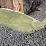 Début des travaux - Pose géotextile AMTER