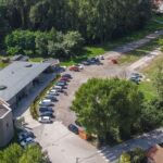Vue aérienne du site avant travaux
