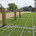 Phase travaux - Vues des stationnements végétalisés - mai 2024