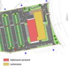 Visualisation du plan de réaménagement du Gazomètre