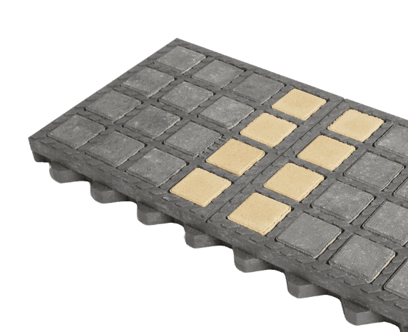 Dalle pavée couleur