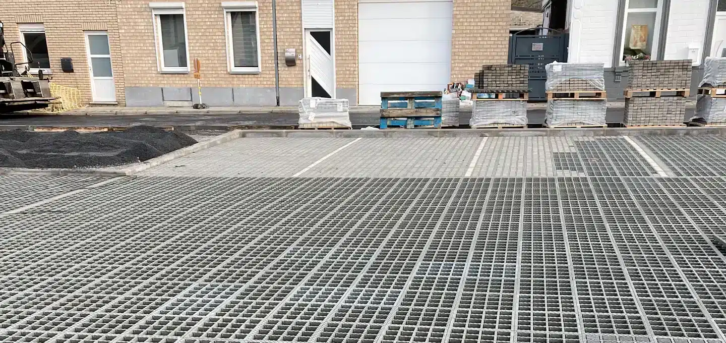 Infiltration des eaux pluviales La Louvière - Phase chantier (2)