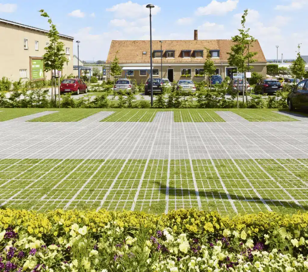 Parking Mixte - Voie d'accès et stationnement