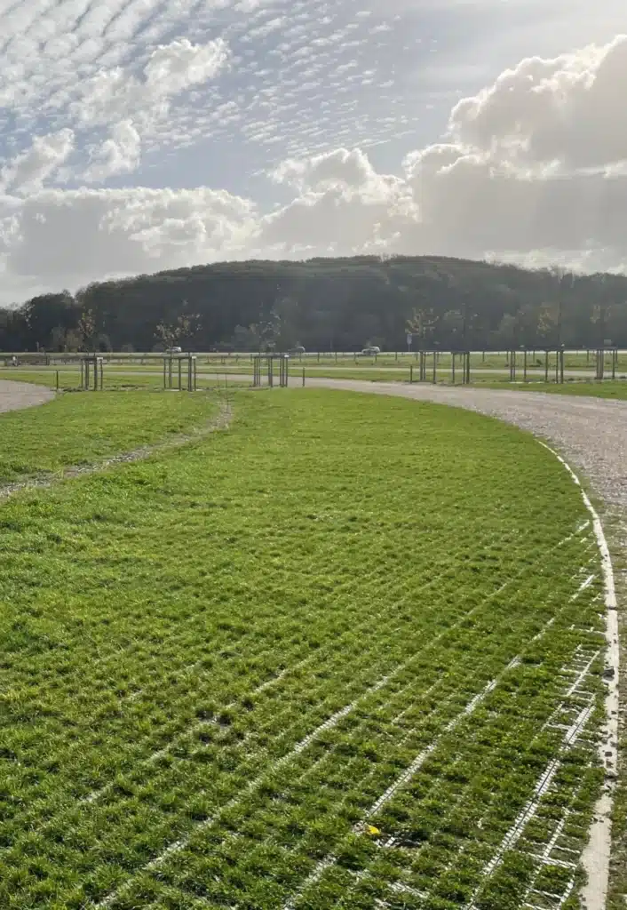 Stationnement végétalisé