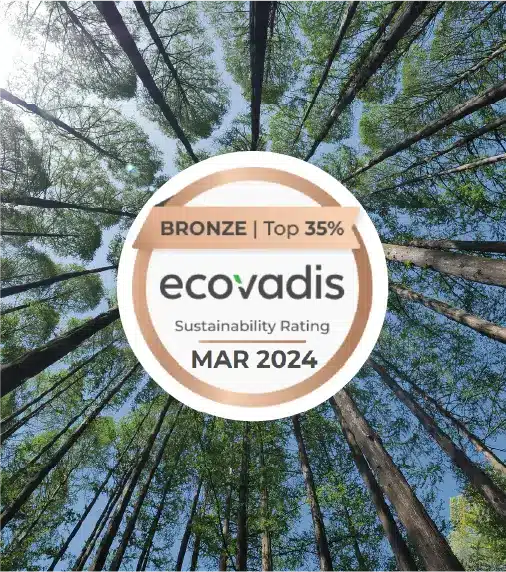 Badge bronze évaluation RSE Ecovadis