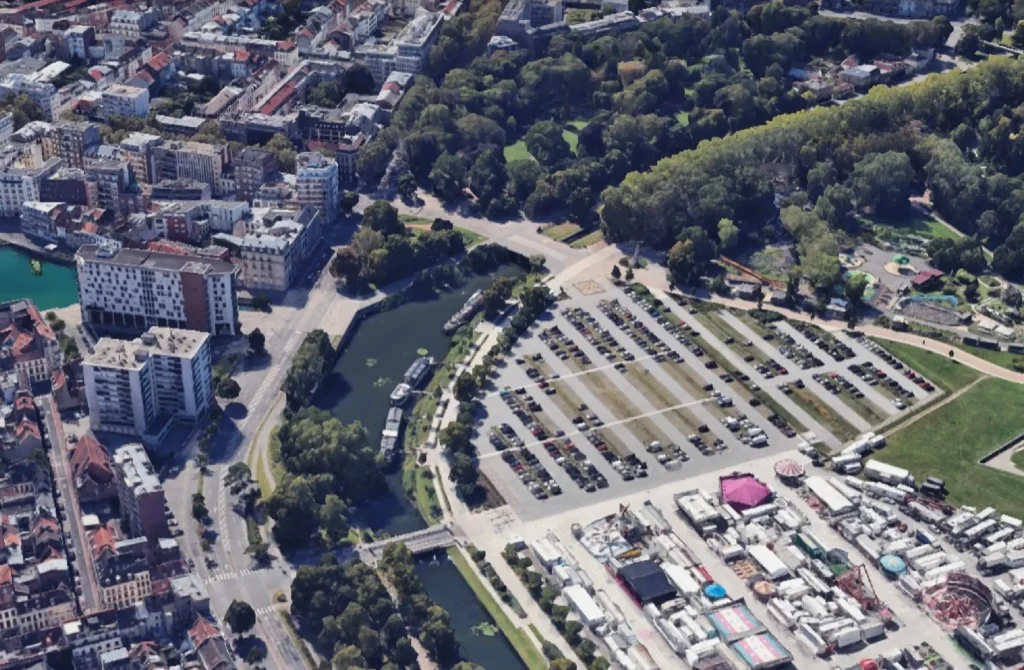 Requalification du parking à l&rsquo;Esplanade du champ de Mars de Lille