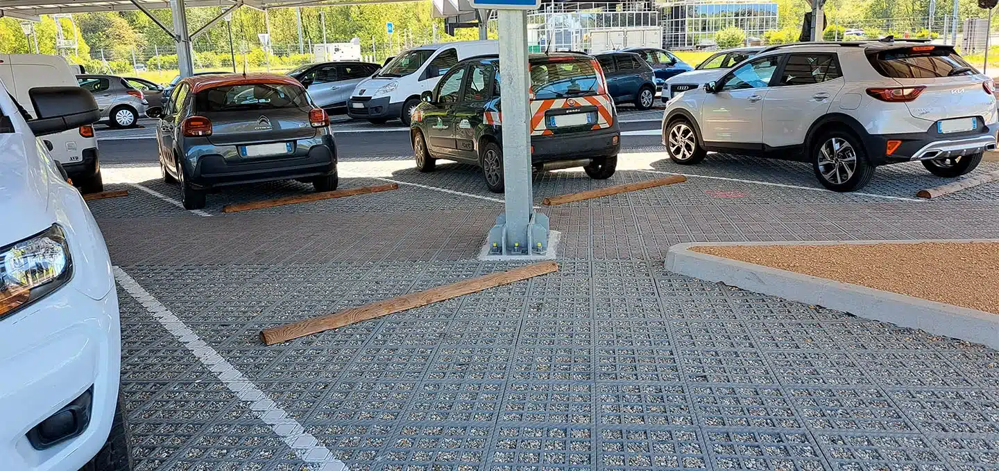 stationnements drainants ombrieres