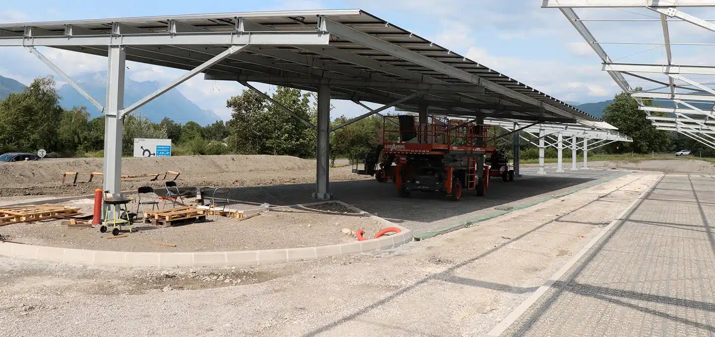 systemes sol permeables ombrieres photovoltaiques