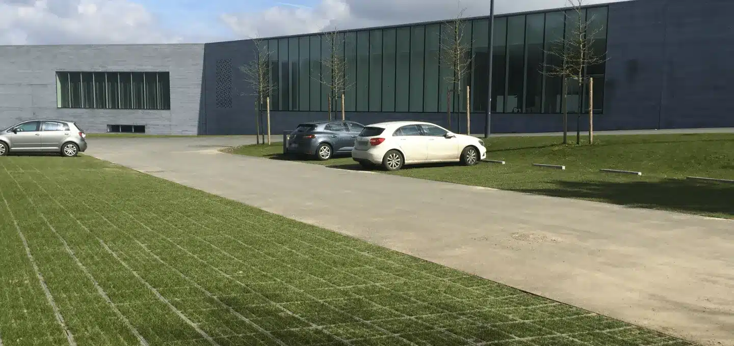 parking gazon dépollution des hydrocarbures