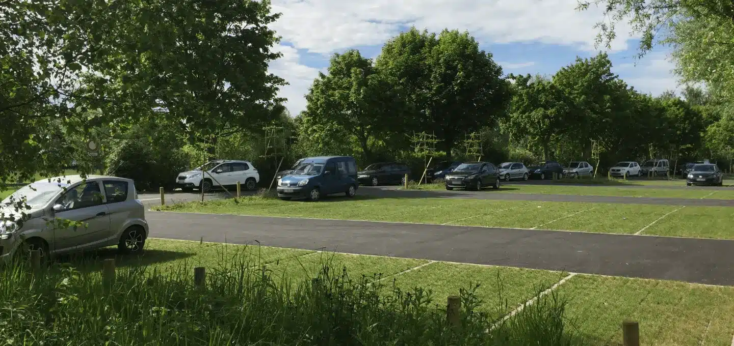 parking végétalisé et dépollution des eaux pluviales