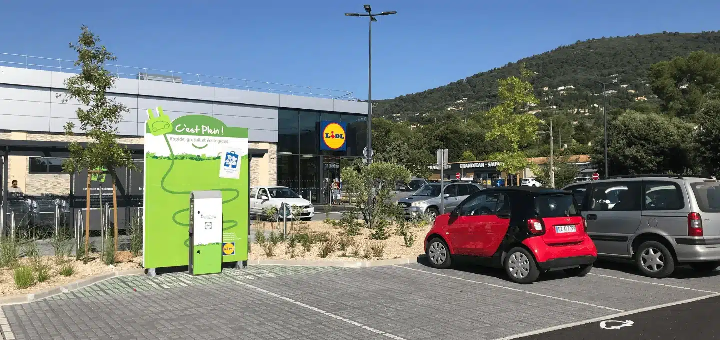 parkings écologiques perméables lidl