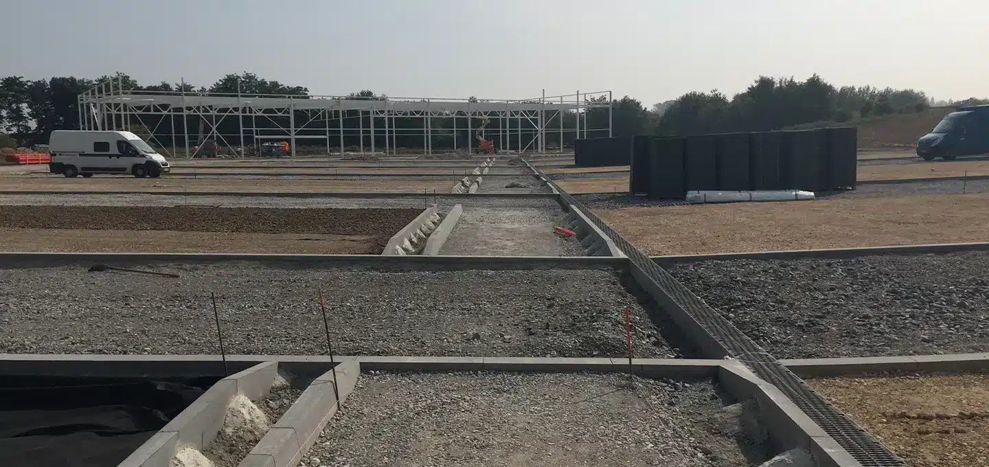 Mise en oeuvre des fondations - juin 2018