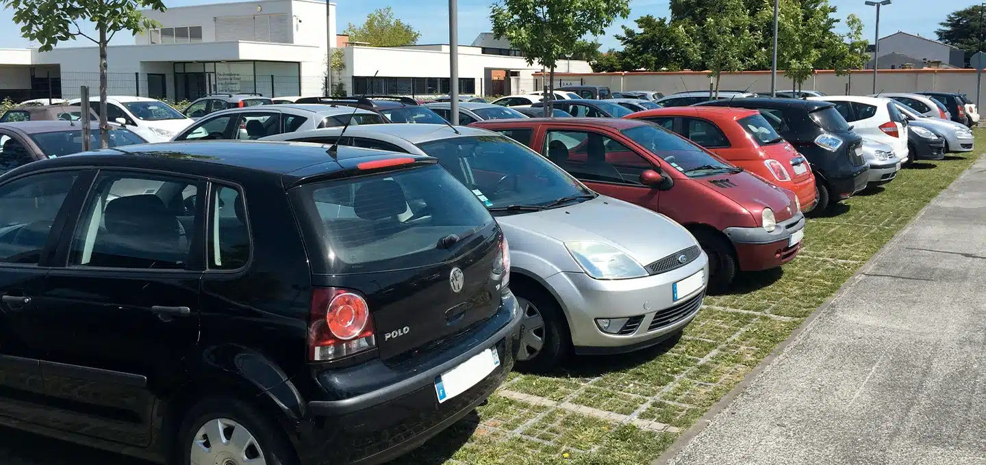 Parking gazon à forte fréquentation O2D GREEN