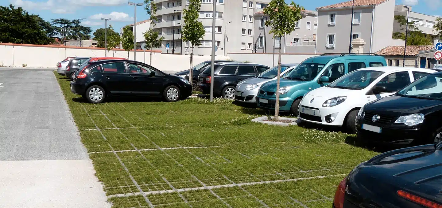 Parking gazon à forte fréquentation O2D GREEN