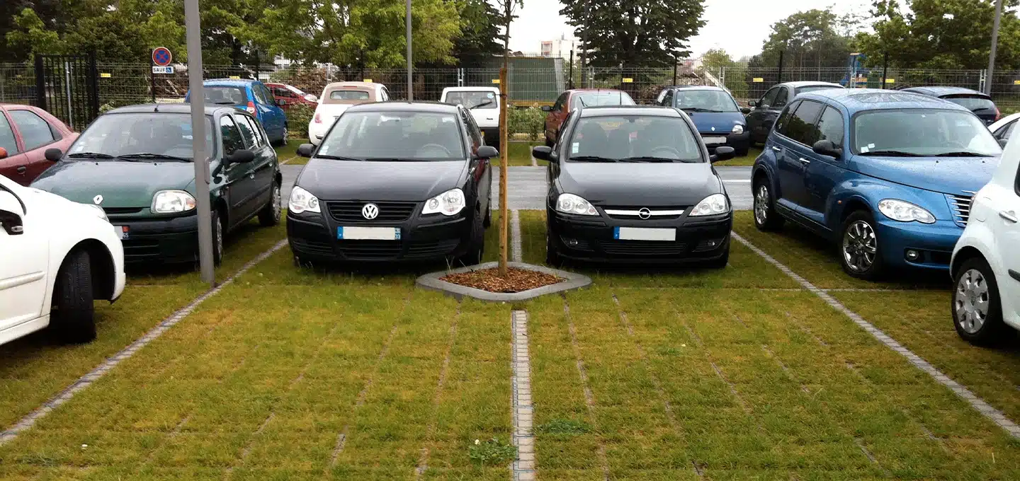 Parking gazon à forte fréquentation O2D GREEN
