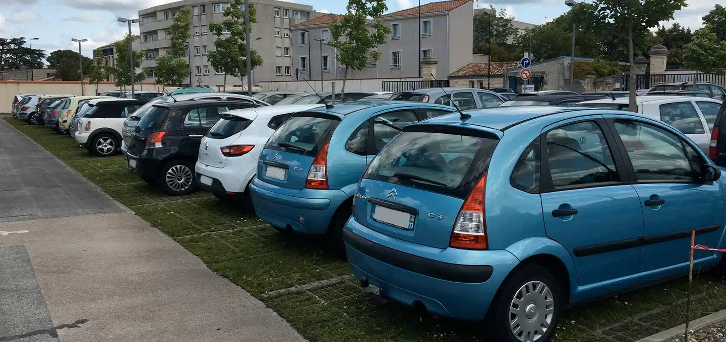 Parking gazon à forte fréquentation O2D GREEN
