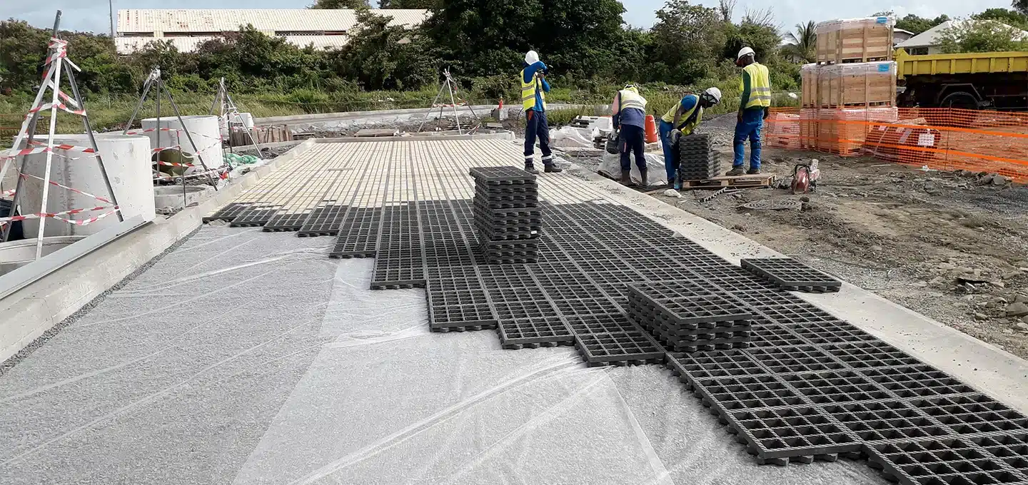 Perméabilisation des sols en Martinique - géotextile dépolluant AMTER (3)