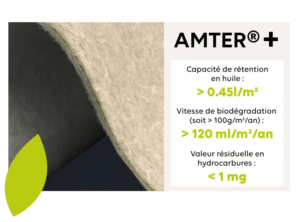 Le géotextile dépolluant AMTER +