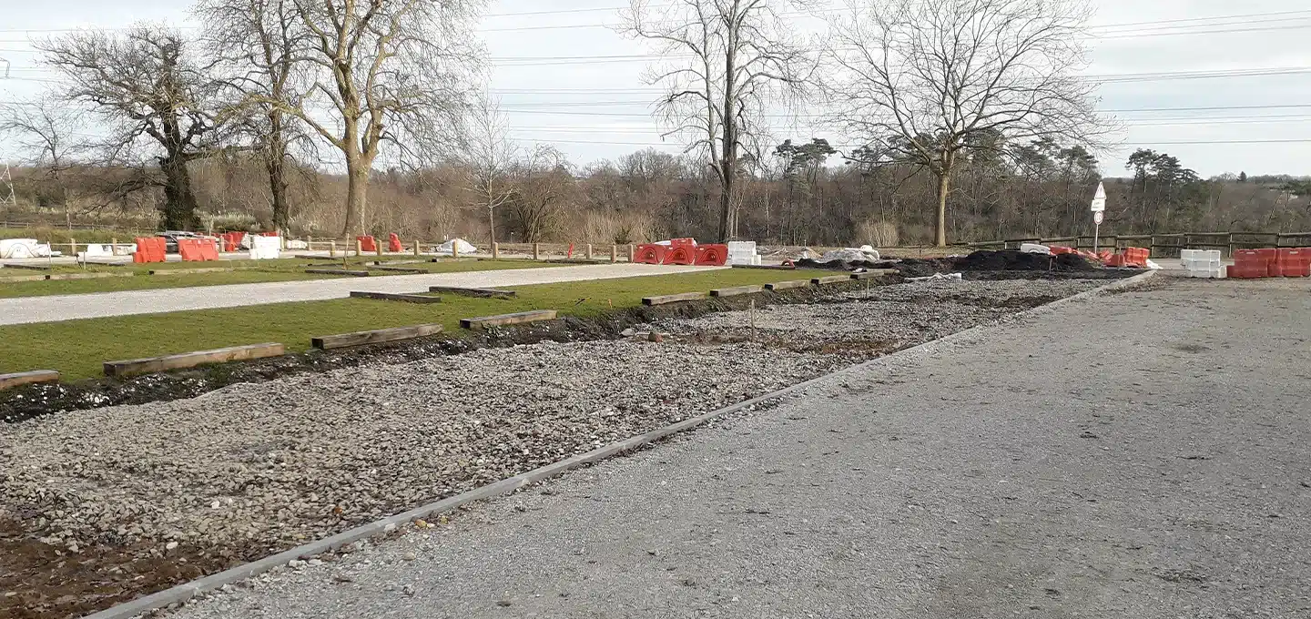 chantier gestion écologique parking