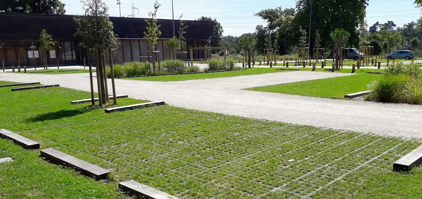 gestion écologique de l'espace de stationnement