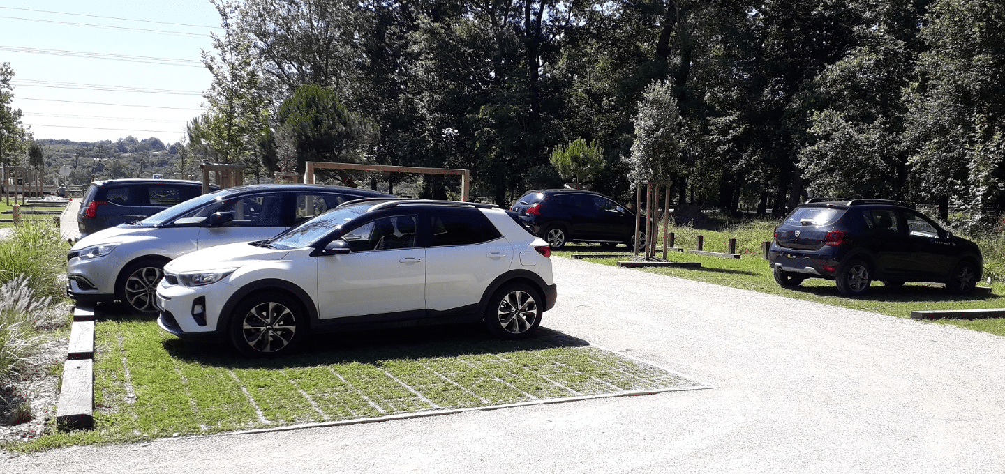 gestion écologique de l'espace parking vert