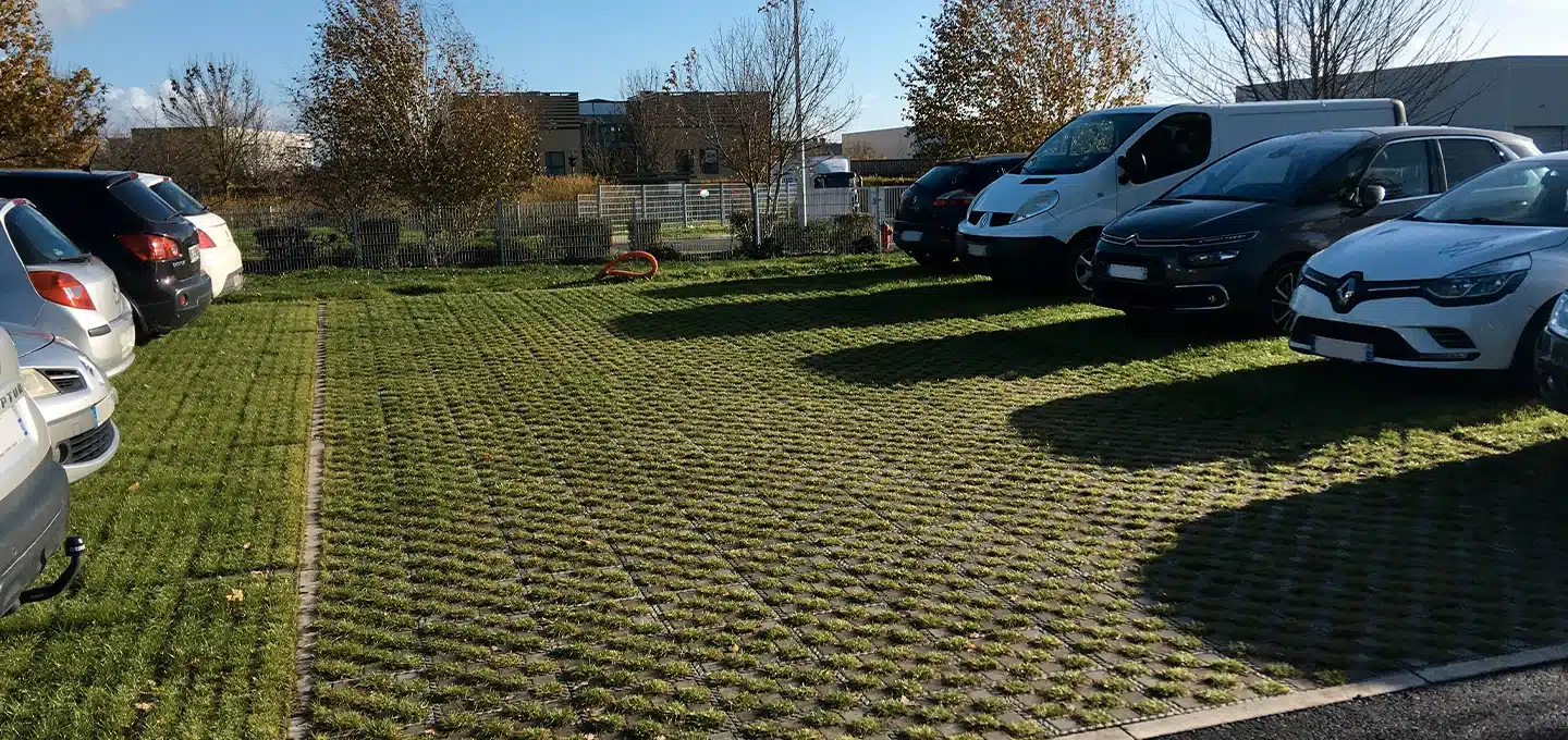 parking tertiaire végétalisé bureau