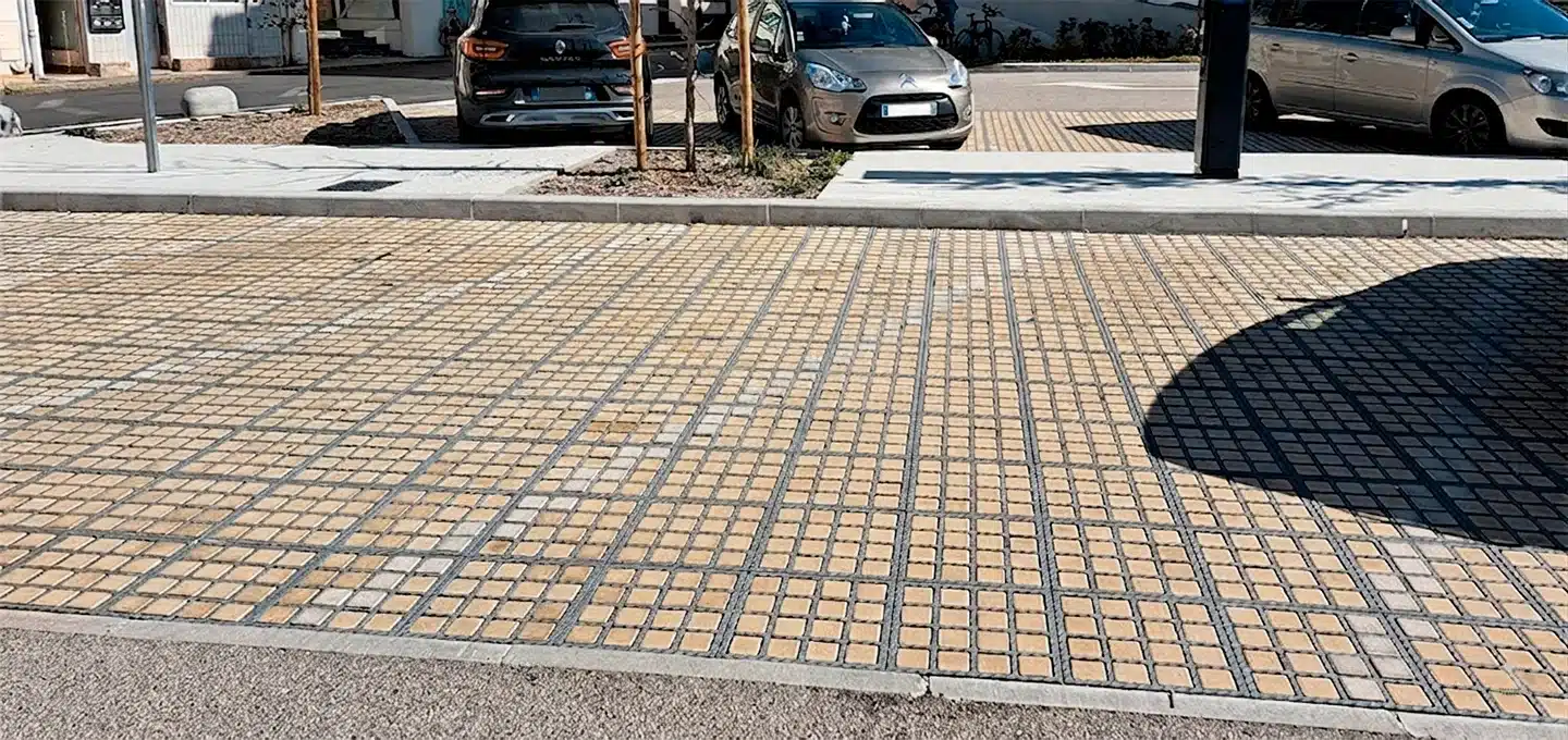 pavés pour perméabilisation des sols