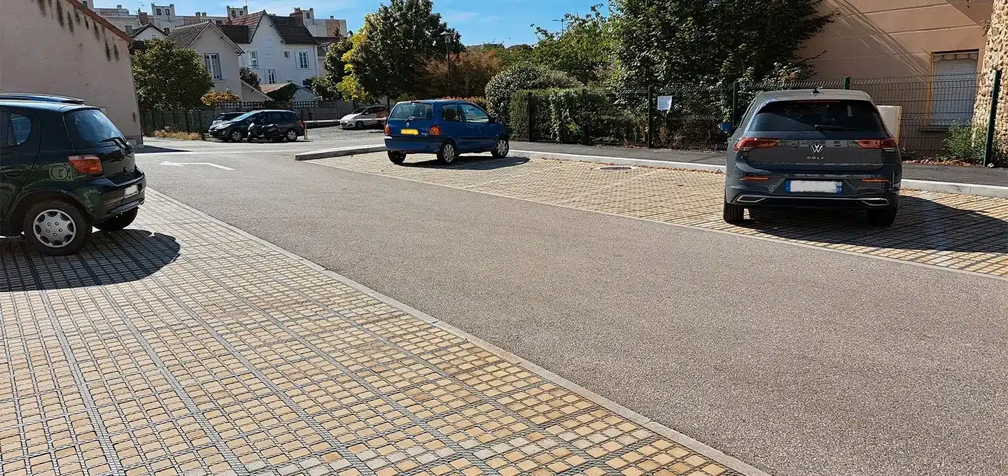 permeabilisation des parkings paves
