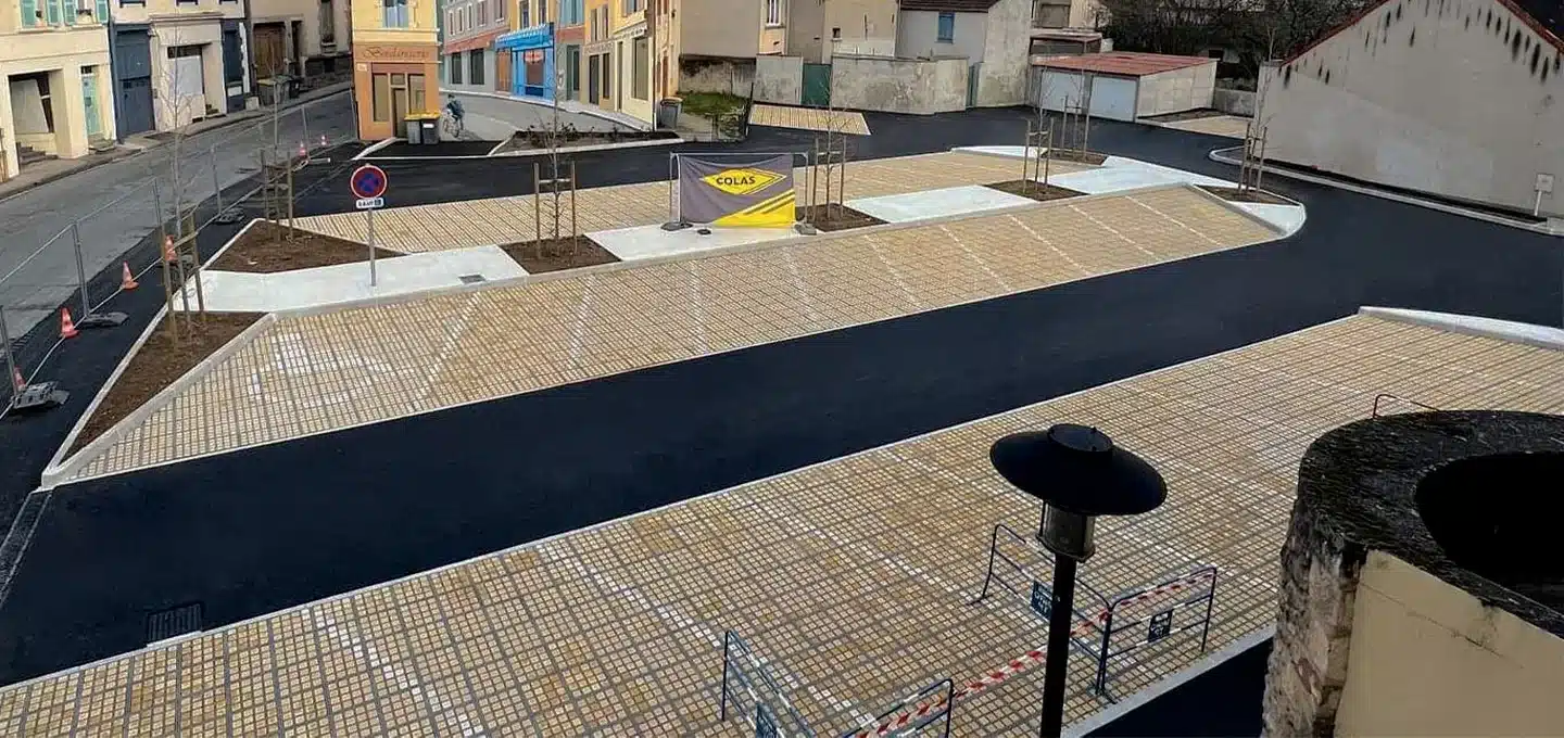 perméabilisation des sols parkings drainants