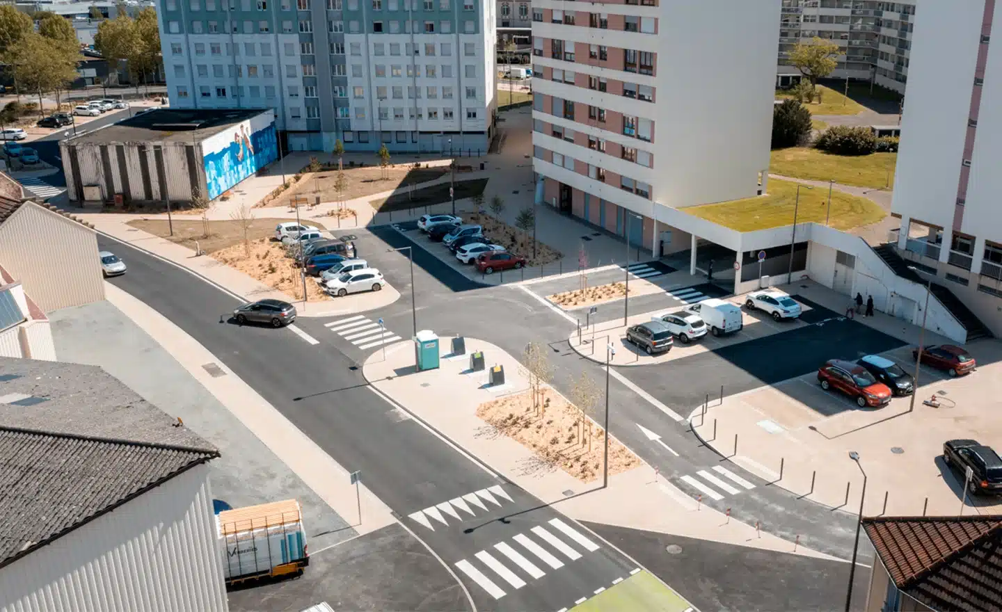 Réaménagements au profit d&rsquo;une perméabilisation des sols à Montluçon