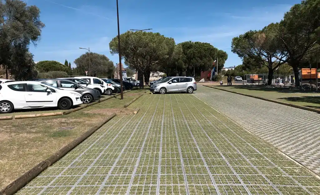 Un parking végétalisé en plein centre-ville