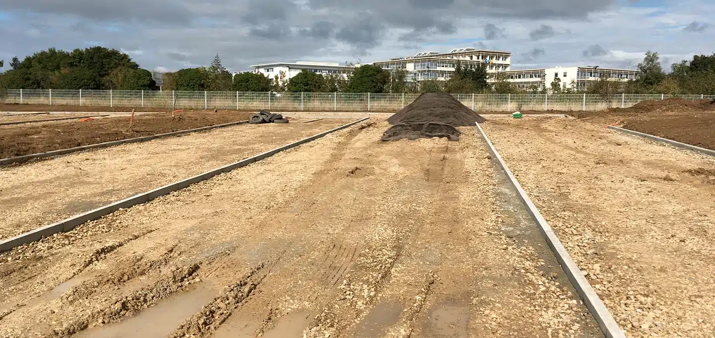 Mise en oeuvre des fondations - Septembre 2022