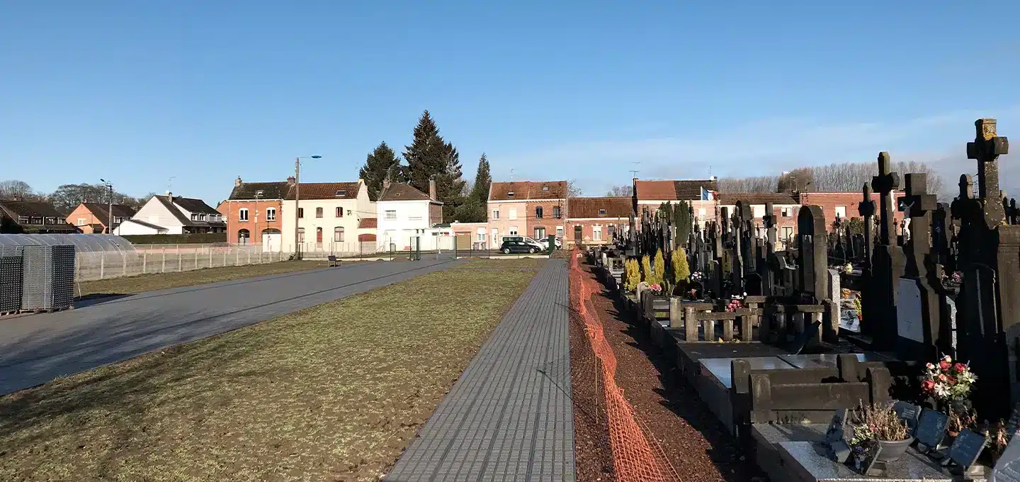 zéro phyto allées de cimetière perméables